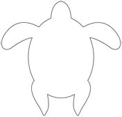 Shape Of Sea Turtle Free Printable Papercraft Templates