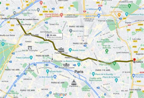LIGNE 3 - Plan metro Paris | plan de Paris