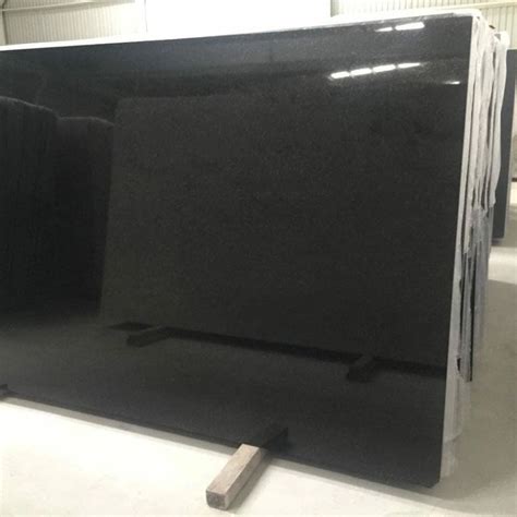 Jet Black Granite Slab Funshinestone