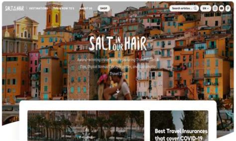 Salt In Our Hair Website Design Analysis | DesignRush