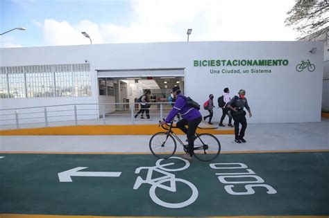 La Jornada Inauguran biciestacionamiento en el Día Mundial Sin Auto