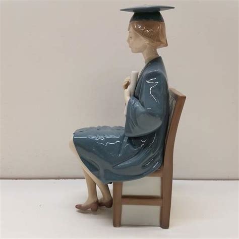 Buy The Lladro 5199 Girl Graduate Figurine Goodwillfinds