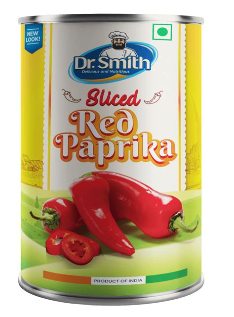 Sliced Red Paprika Dr Smith