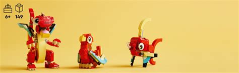 Конструктор LEGO Creator Червоний Дракон 149 деталей (31145) – іграшки ...