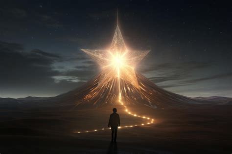 Premium Ai Image Guiding Star That Directs The Journey Of Dreamers