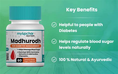 Buy Myupchar Ayurveda Madhurodh Capsule For Diabetes Management Online