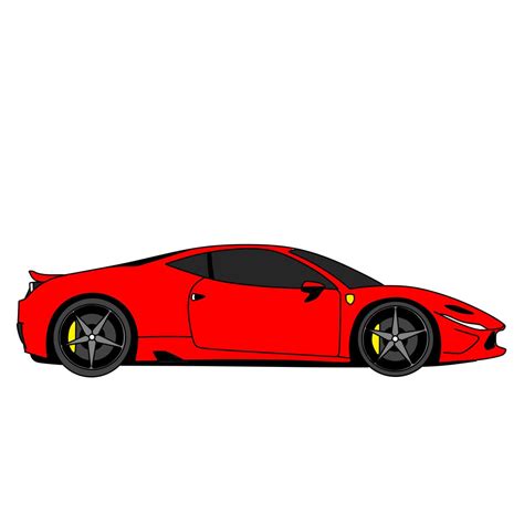 How To Draw Ferrari Step 1 6