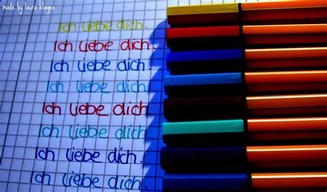 Thinking for you: ich liebe dich.