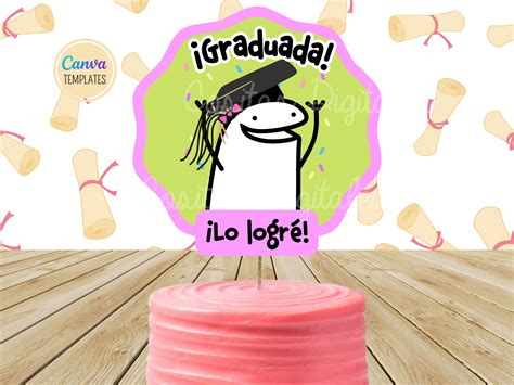 Flork Graduacion Dise Os Cake Topper Graduado Prepa Etsy