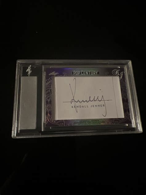 2017 Leaf Pop Century Autograph KENDALL JENNER KYLIE JENNER EBay