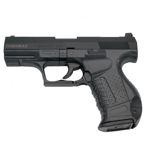 Pistola Air Soft Hfc Tipo Walther P Calibre Mm Bicolor Tierra