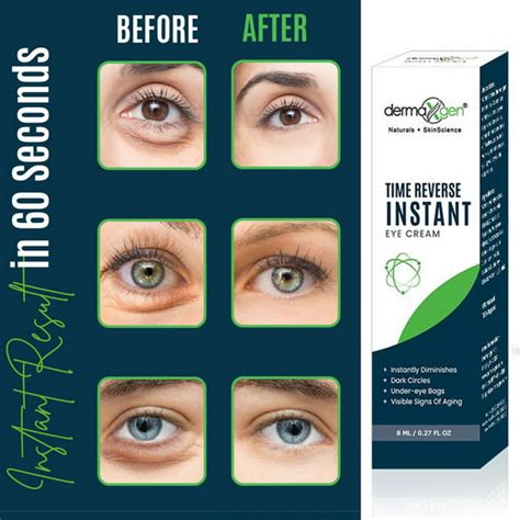 Instant Eyebag Remover Time Reverse Visibly Reduce Under Eye Bags Wrinkles Dark Circles