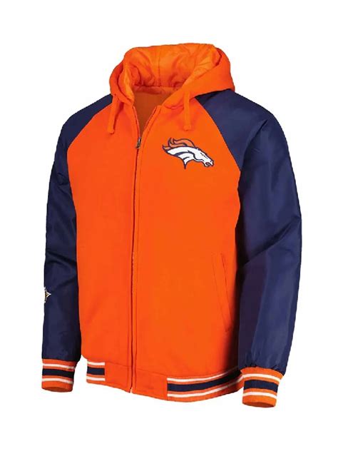 Denver Broncos 3x Champions Hooded Varsity Jacket Texas Jackets