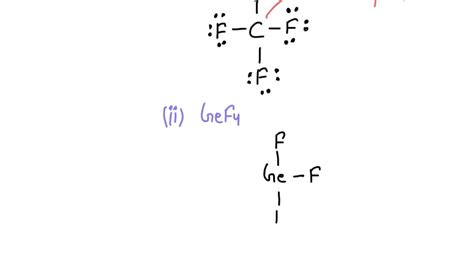 Solved Draw Lewis Structures For Cf Gef And Gef Predict The