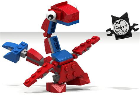Lego Mixels Manda In Pov Ray By Darktidalwave On Deviantart