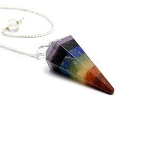 Buy Shubhanjali 7 Chakra Point Pendulum Natural Seven Chakra Stone