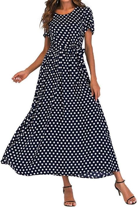 Kleid Kleider Lang Sommerkleid Damen Sommer Sch Ne Abend Vintage Jersey