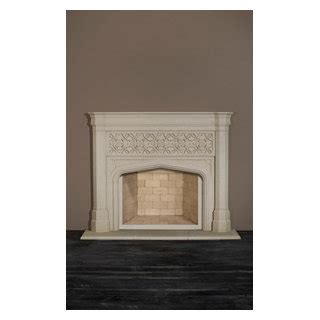 English Tudor Fireplace Mantel Styles Mediterranean Living Room