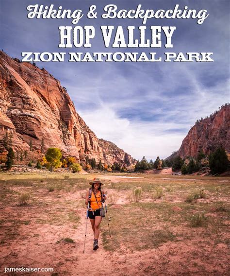 Hiking & Backpacking Hop Valley [Insider Guide] • Zion National Park