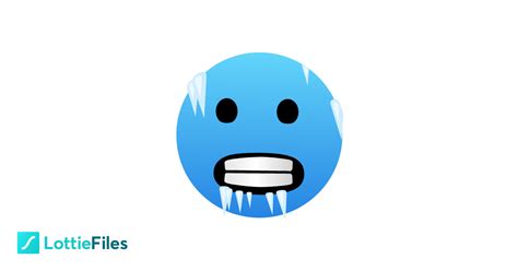 Frozen Face Emoji On LottieFiles Free Lottie Animation