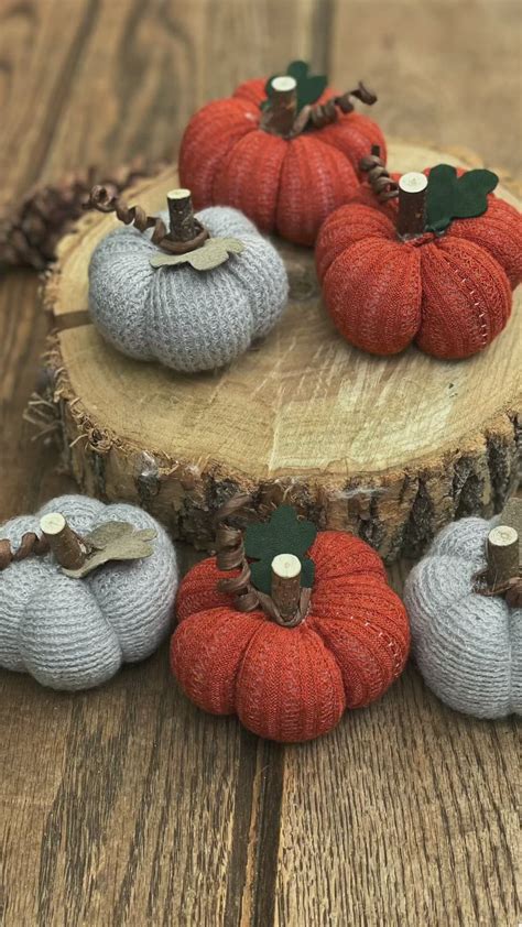 Learn How To Make Beautiful Fabric Pumpkins From Old Socks And Sweaters