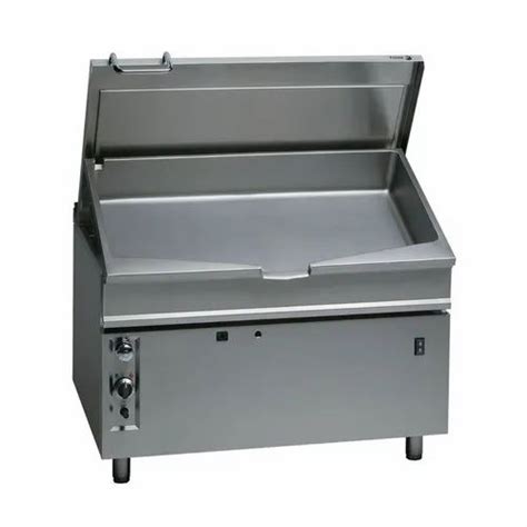 Silver Stainless Steel Tilting Pan Rectangle For Hotel Restaurant