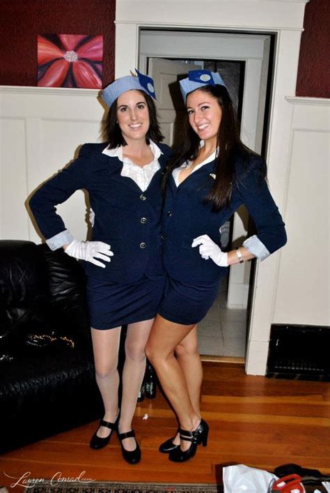 Halloween Diy Pan Am Air Stewardess Costume Stewardess Costume