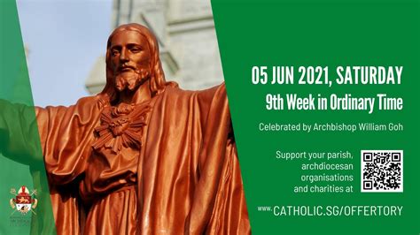 Catholic Weekday Mass Today Online Saturday 9th Week In Ordinary