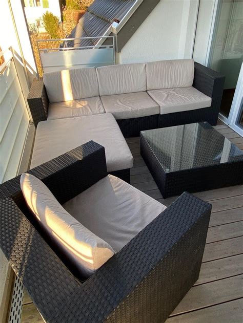 Lounge Möbel Set Balkon Garten Terrasse Kaufen auf Ricardo