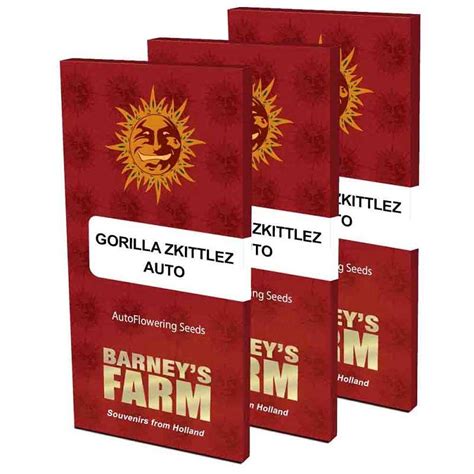 Barneys Farm Gorilla Zkittlez Auto 3 Sementes