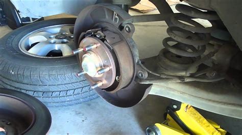 Replace Rear Brake Pads And Rotors Hyundai Santa Fe Wd Youtube