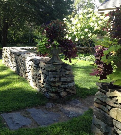 Drystone Wall Stone Walls Garden Stone Landscaping Dry Stone Wall