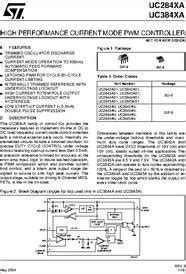 UC3844AD1013TR Datasheet High Performance Current Mode PWM Controller