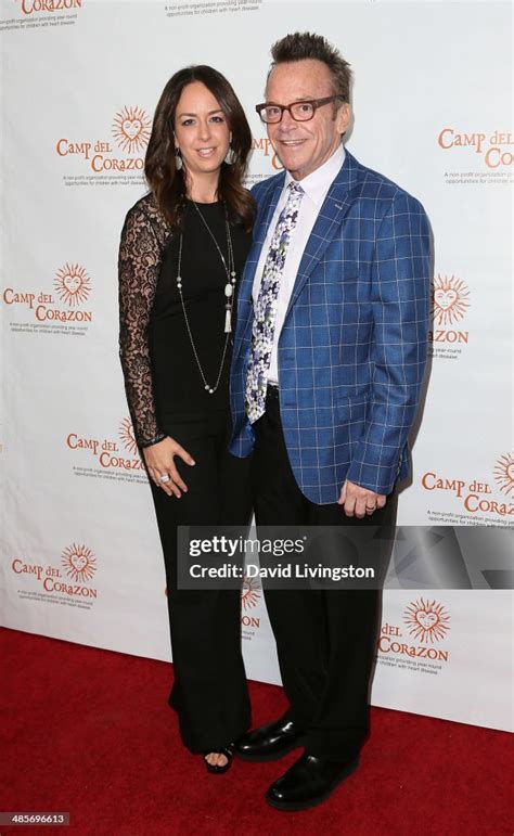 Actor Tom Arnold And Wife Ashley Groussman Attend Camp Del Corazons