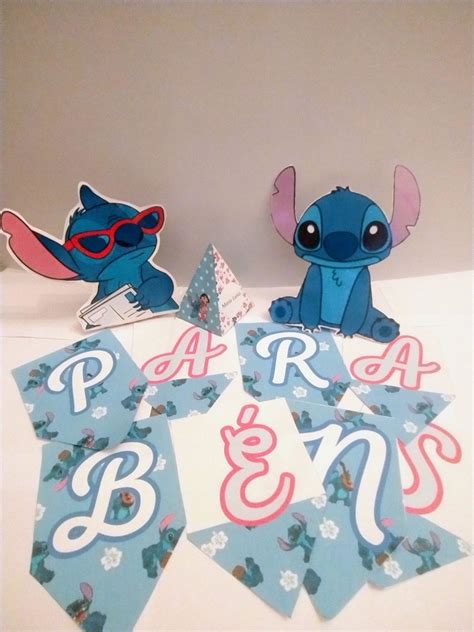 Kit Só Um Bolinho Stitch Elo7 Produtos Especiais