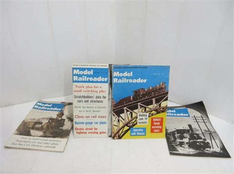 S Model Railroader Magazines Articles And Photos Of Train