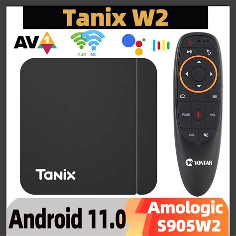 New Tanix W2 Smart TV Box Android 11 0 Amlogic S905W2 With 2GB 16GB