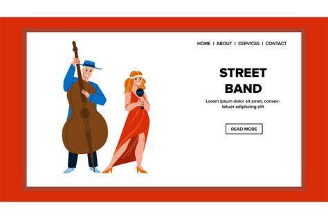 Street Band People Performing Song Graphic by sevvectors · Creative Fabrica