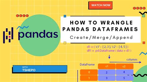 Data Analysis How To Manipulate Pandas Dataframes Youtube