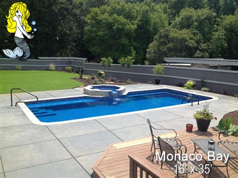 Monaco Bay Custom Fiberglass Swimming Pools Tallman Pools