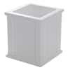 Mayne Cape Cod 16 In Square Self Watering White Polyethylene Planter