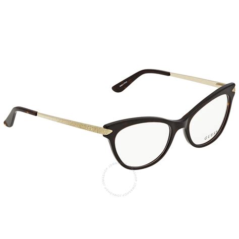 Guess Ladies Tortoise Cat Eye Eyeglass Frames Gu268305252 664689956449 Eyeglasses Jomashop