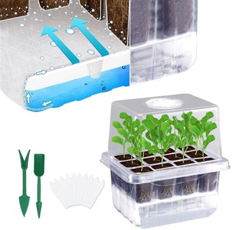 Amazon Realish Self Watering Seed Starter Trays Sets Cells