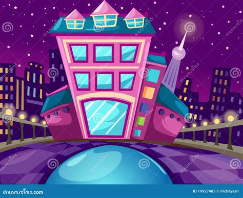 Cityscapes stock vector. Illustration of home, cartoon - 19927483