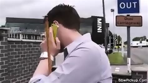 BBW PICKUP Easy Dater With Blonde Bbw In Black Stockings