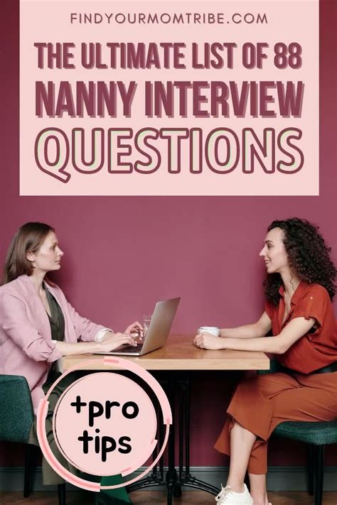 The Ultimate List Of 88 Nanny Interview Questions Pro Tips Artofit