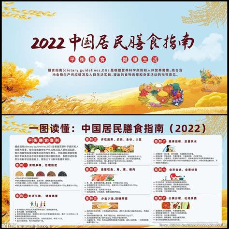 中国居民膳食指南2022设计图 海报设计 广告设计 设计图库 昵图网