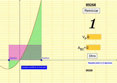 Teorema Del Valor Medio Del Cálculo Integral Geogebra