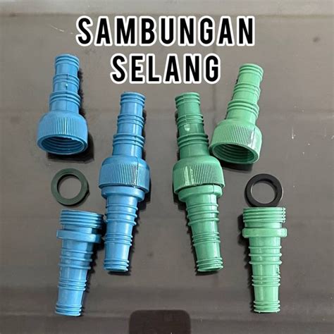 SAMBUNGAN SELANG AIR PLASTIK PVC JANTAN BETINA KARET Lazada Indonesia