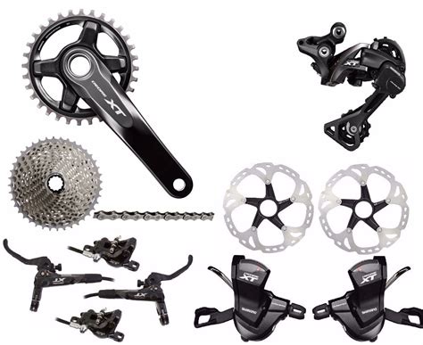 Kit Grupo Shimano Deore Xt M Freios Xt X Vel R